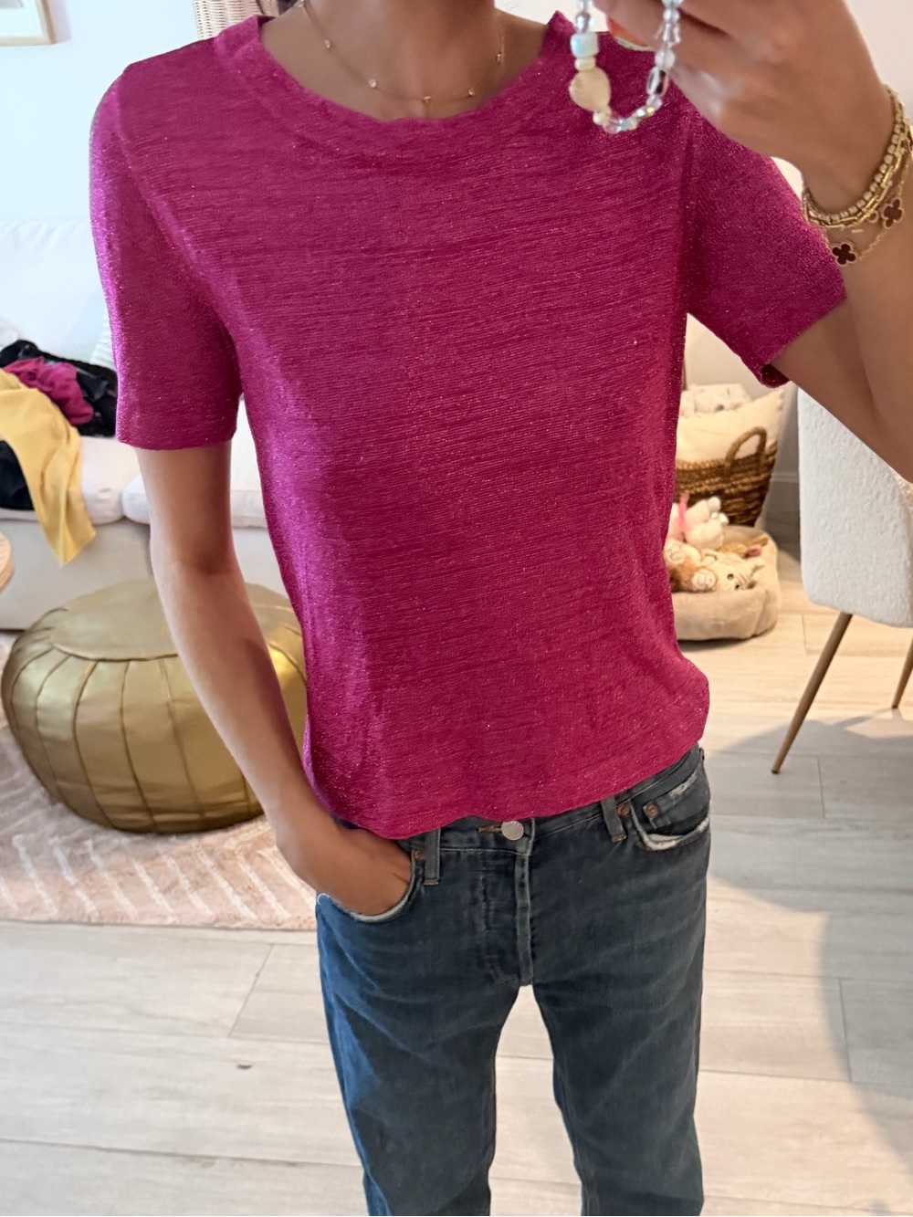 Missoni pink top